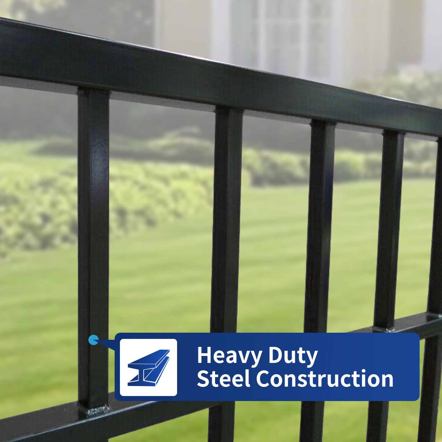 The farm gate features heavy duty construction