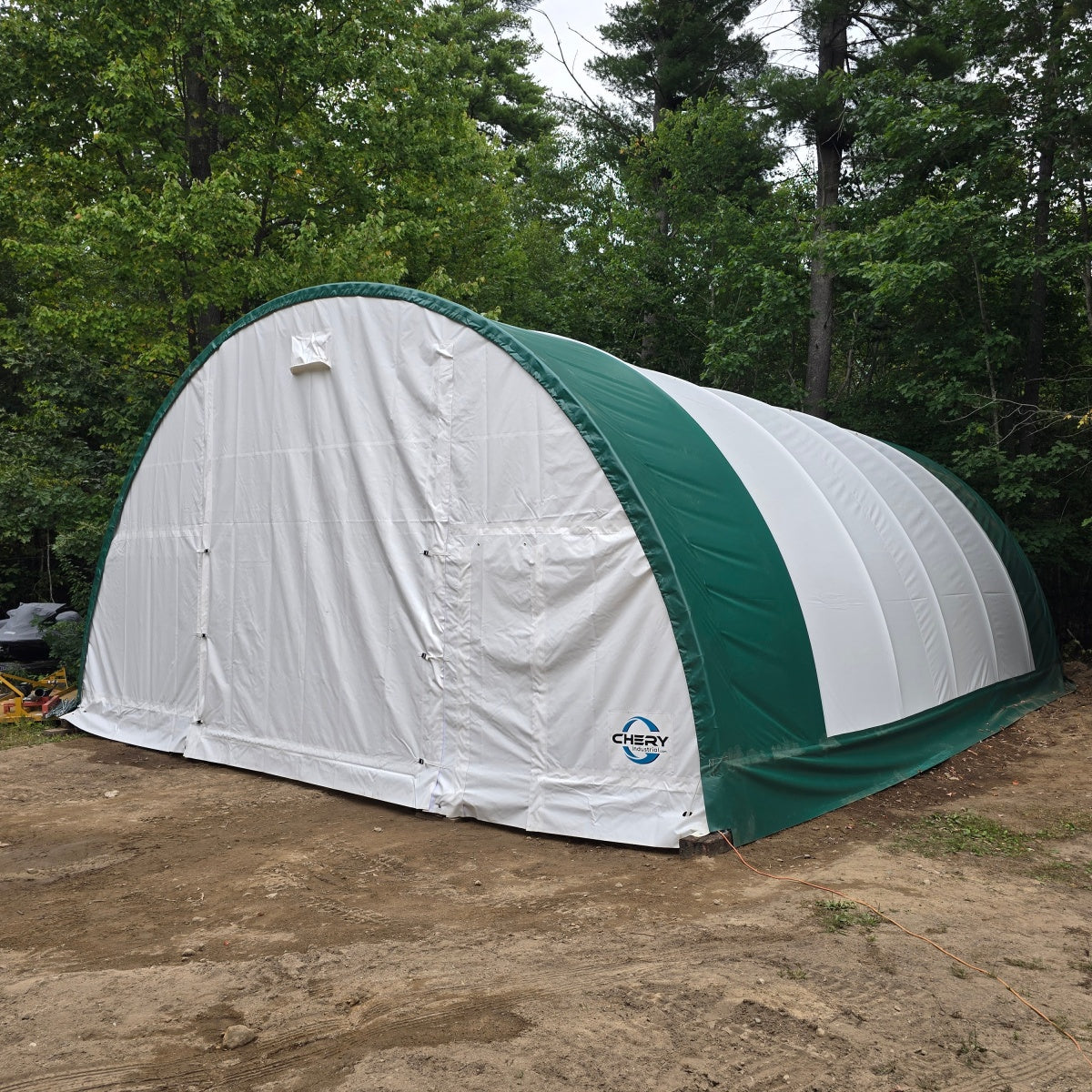 W30'xL40'xH15' Single Truss Arch Storage Shelter
