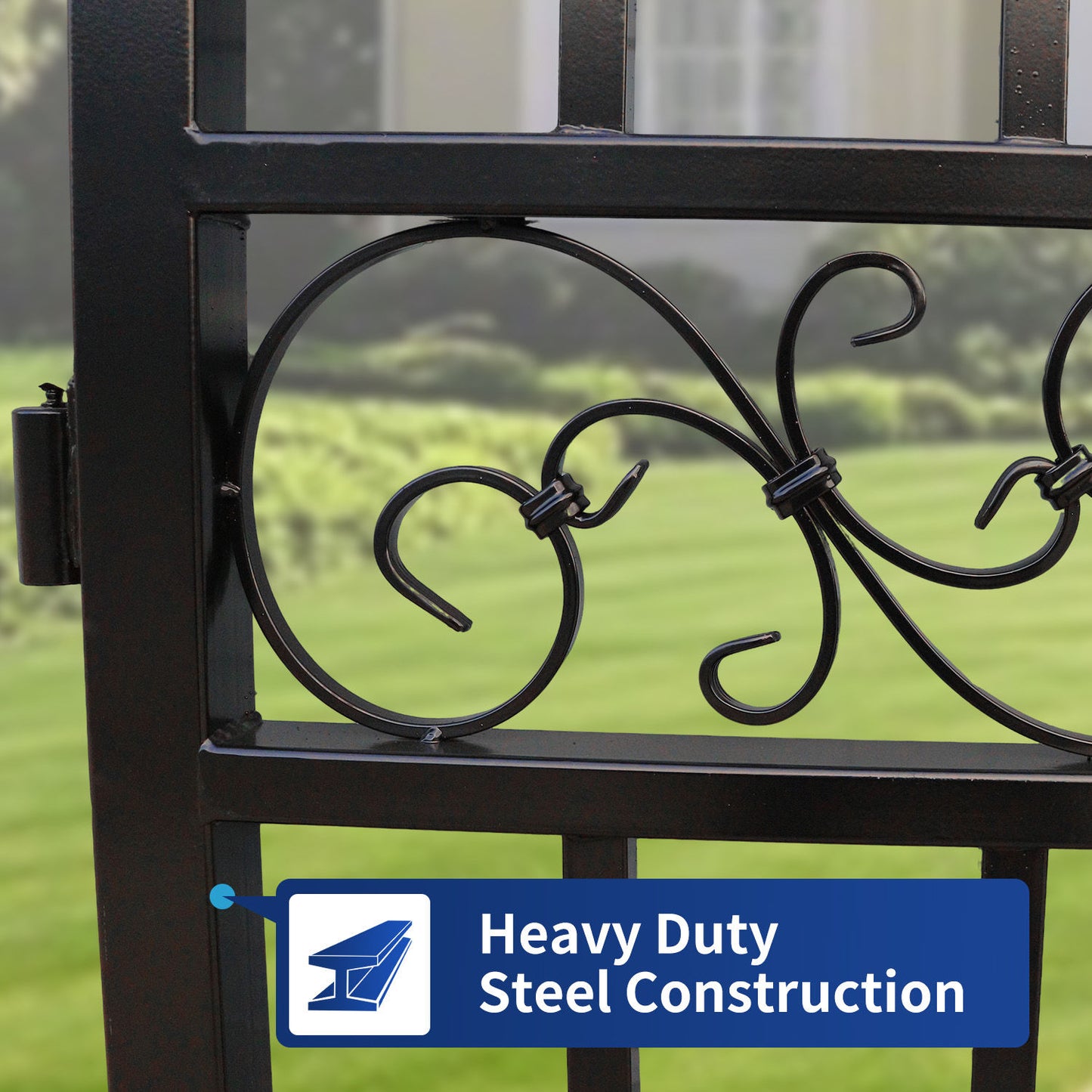 Welded scrollwork for durability