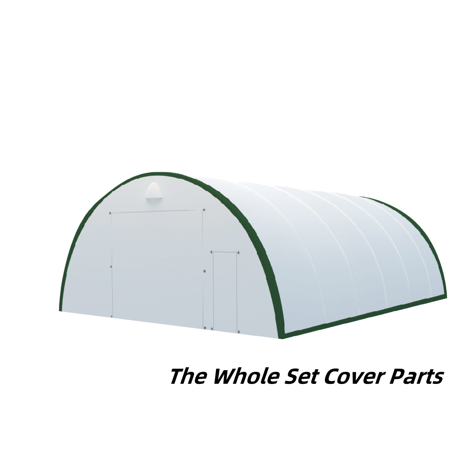 The Whole Set Cover Parts for Storage Shelter W30'xL40'xH15'