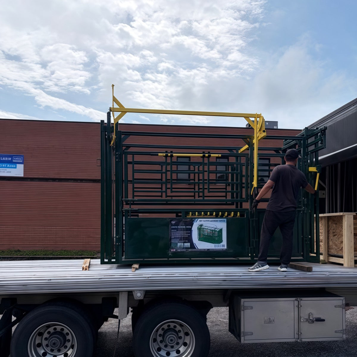 Cattle Work Chute Manual Headgate-Delivery