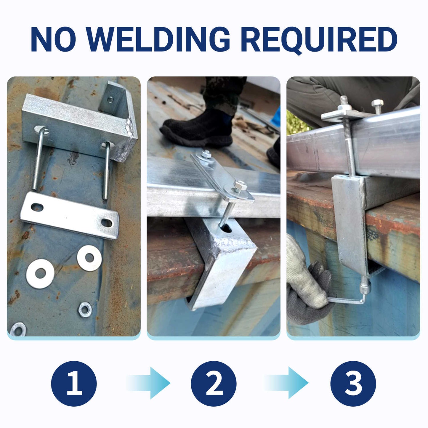 Shipping Container Canopy Shelter-No Welding