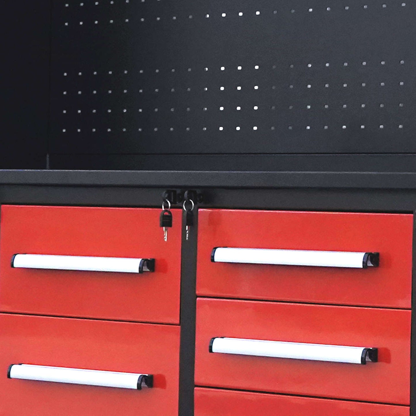 drawers with secure locks to keep your stuff safe#color_Red
