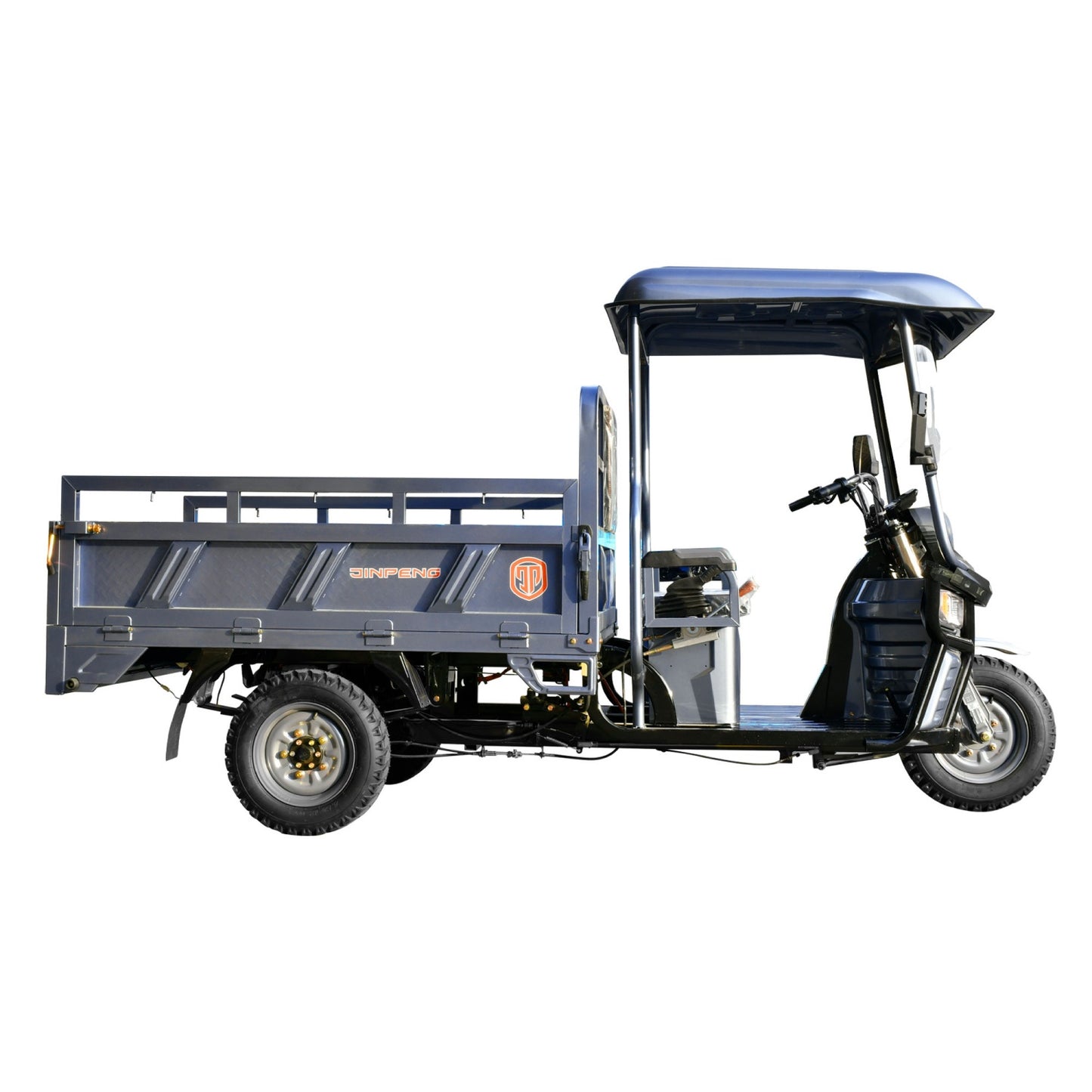 Electric Cargo Tricycle with Canopy 1760lb Load Capacity, 60V 1500W Motor