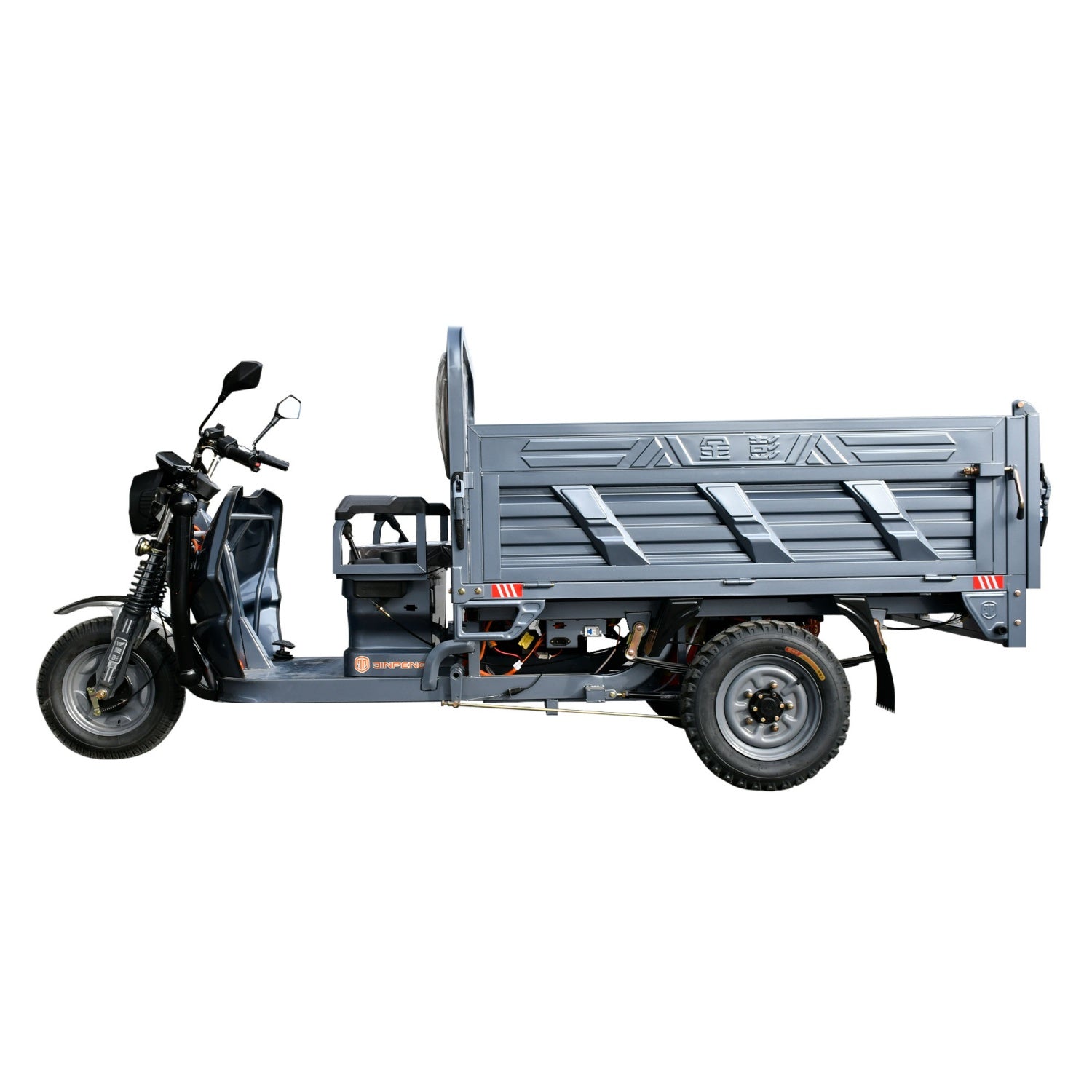 Electric Hydraulic Dump Cargo Tricycle 1760lb Load Capacity, 60V 1500W Motor