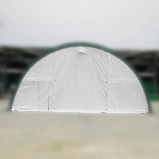 Front/Rear Panel with Roll-up Door for W40'xL80'xH20' Storage Shelter