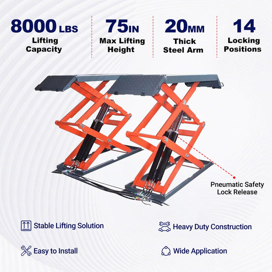 Key features of Katool AK-X95 full rise scissor lift