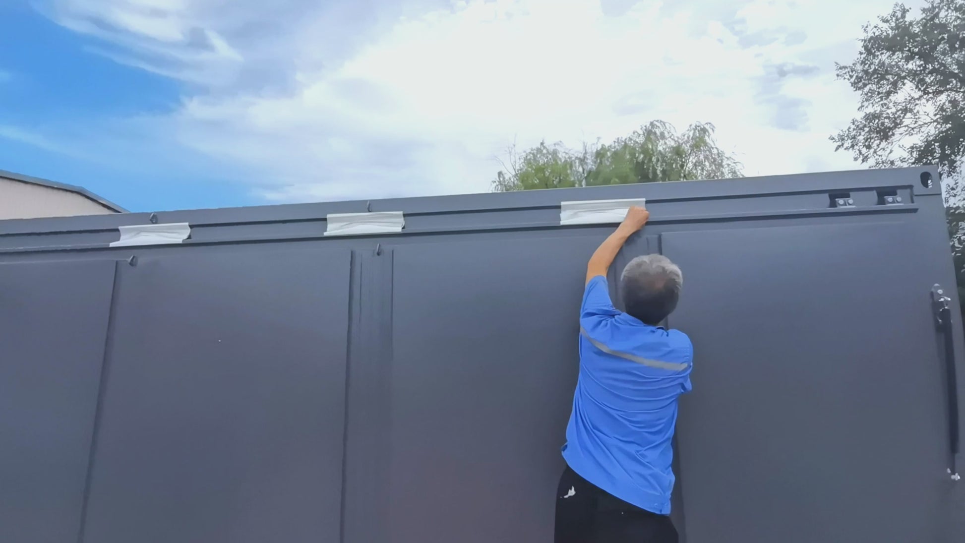 15ftx20ft-Expandable-Prebuilt-Home-Installation