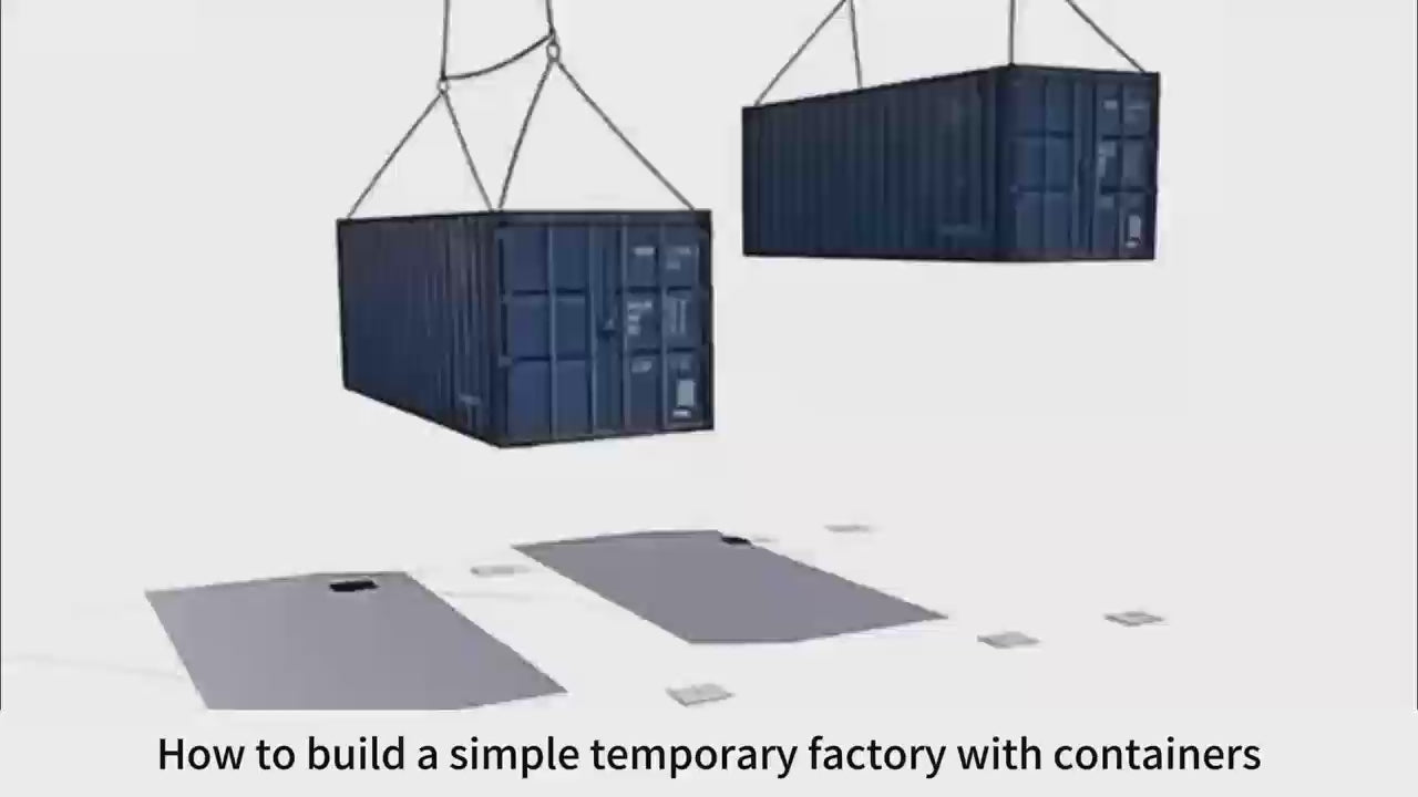 Gold Mountain Shipping Container Canopy Shelter 40'x40'x13'