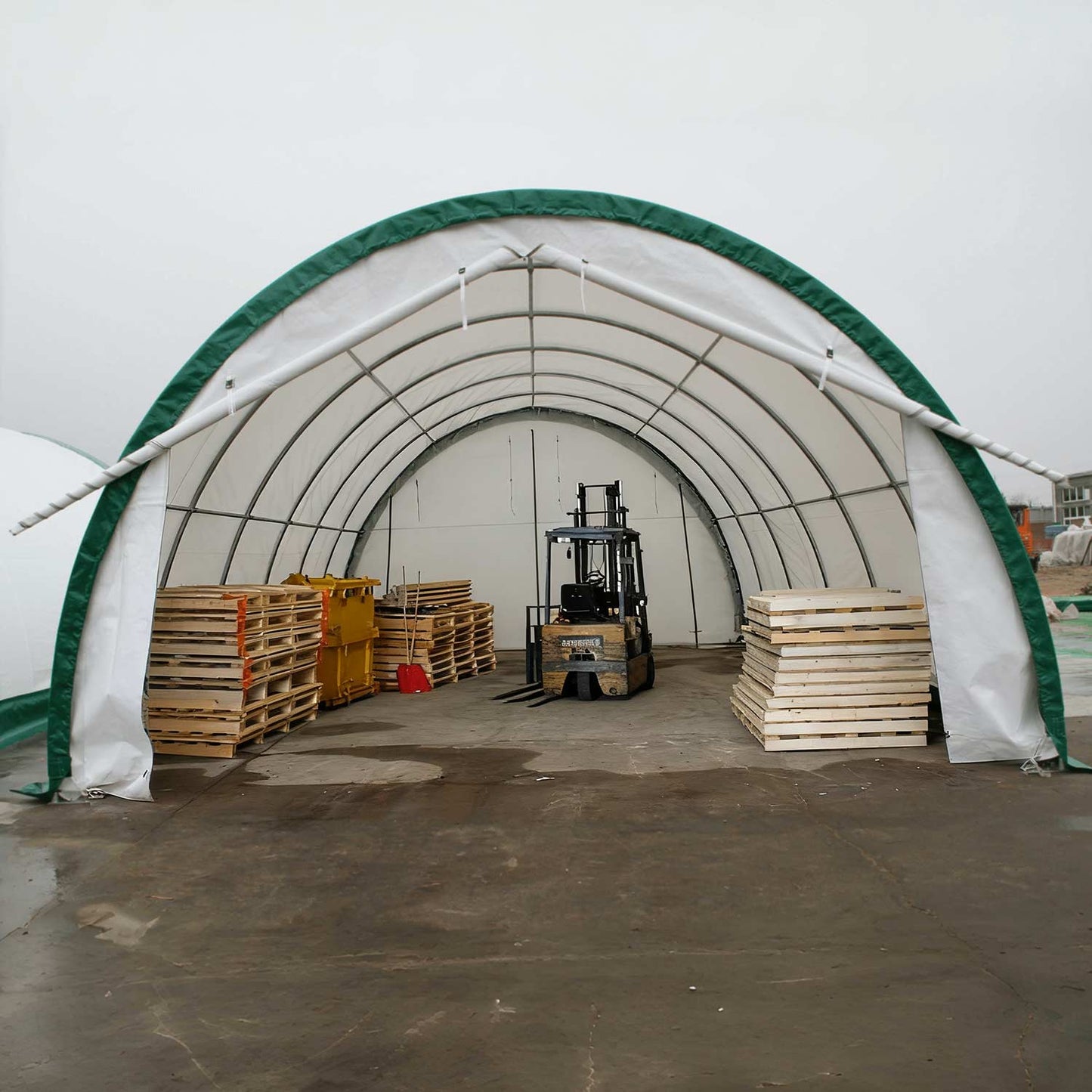 Storage shelter with tools
