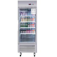 W27" 19 cu. ft. Commercial Display Glass Door Refrigerator