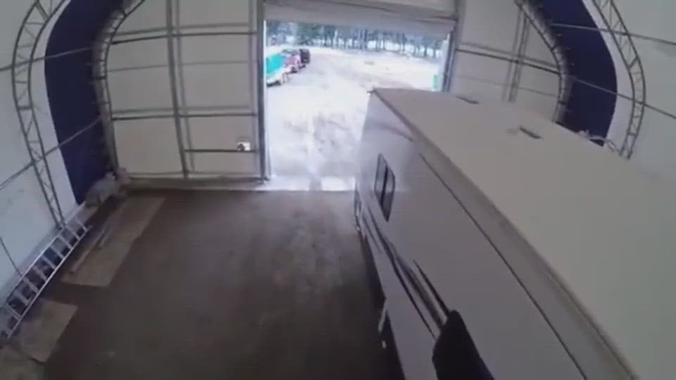 Gold Mountain Double Truss Storage Shelter W40'xL80'xH21'