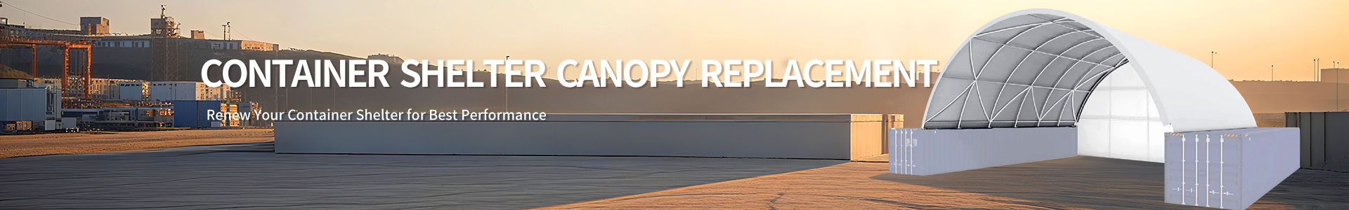 Container Shelter Canopy Replacement