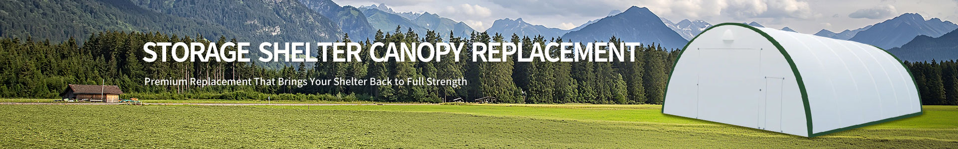Storage Shelter Canopy Replacement