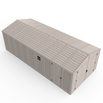 10.5x23 ft Vinyl Garage Shed 15326 02