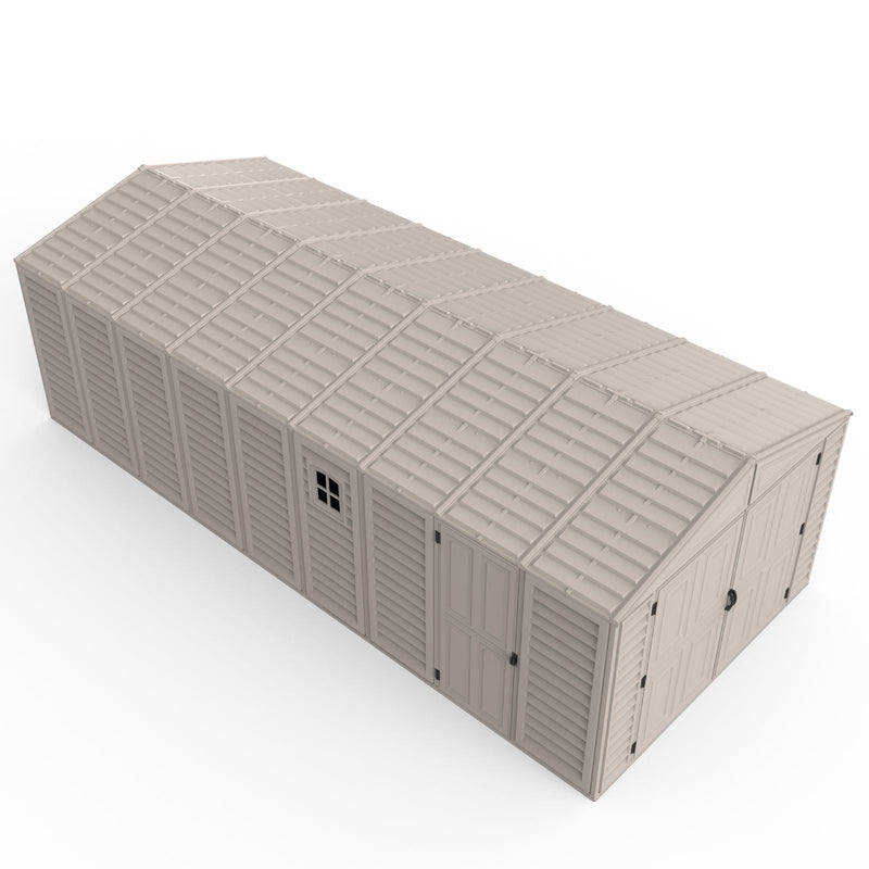 10.5x23 ft Vinyl Garage Shed 15326 02