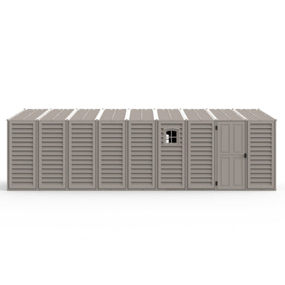 10.5x23 ft Vinyl Garage Shed 15326 04