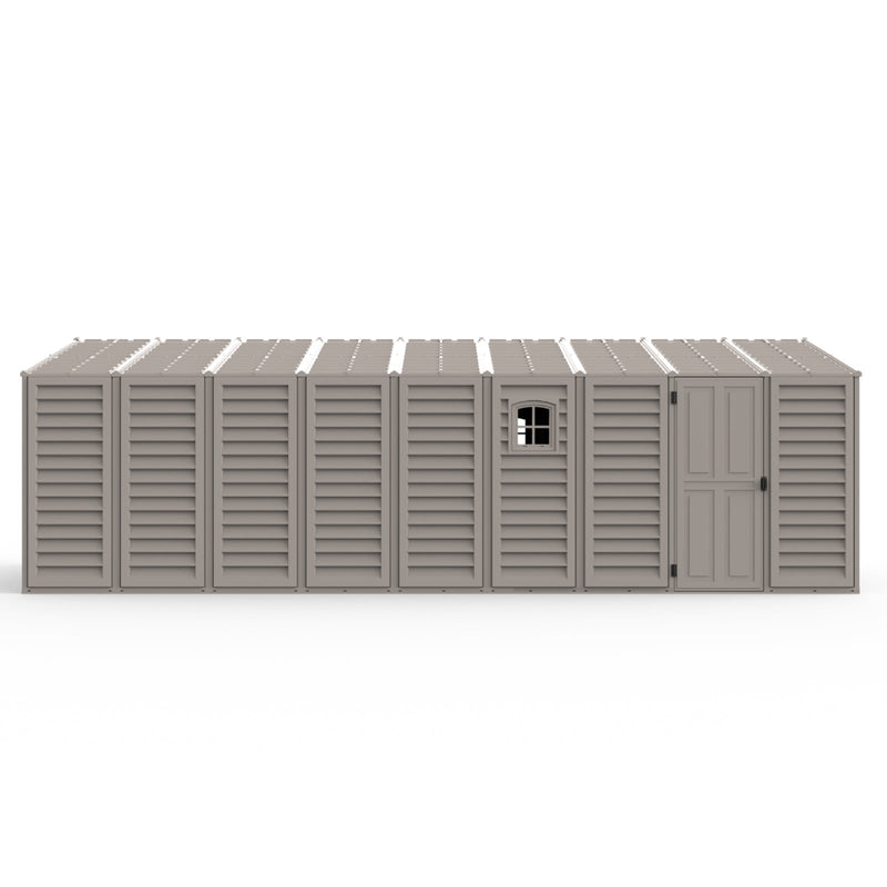 10.5x23 ft Vinyl Garage Shed 15326 04