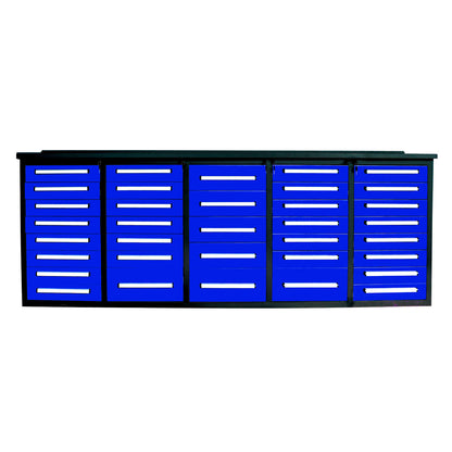 10ft Workbench Storage Cabinet with 35 Drawers
