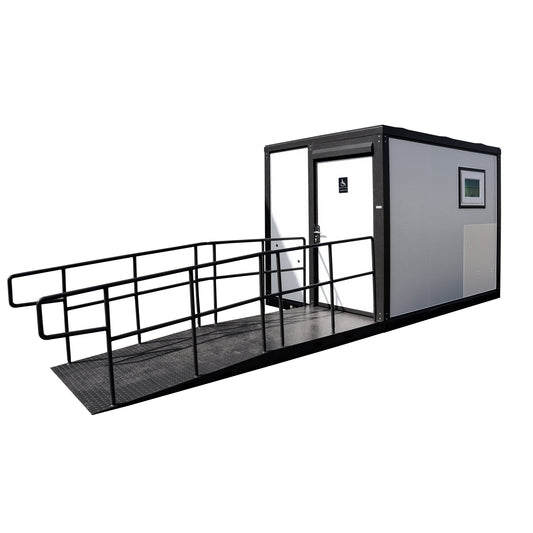 10ft Handicap-Accessible Portable Toilet with Shower