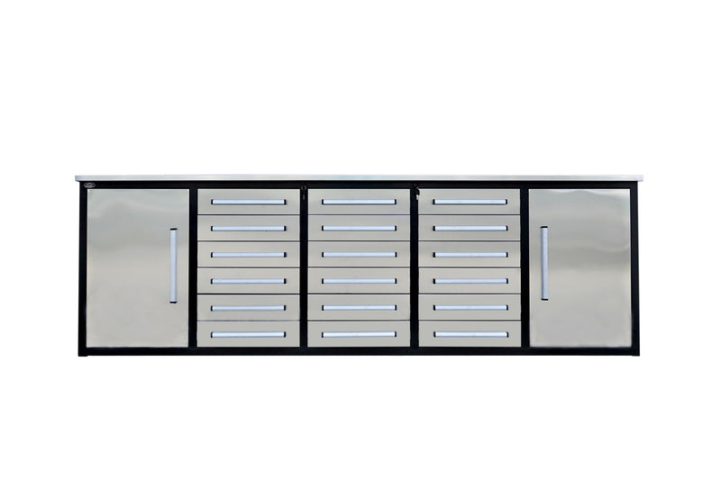 10ft Storage Cabinet with 18 Drawers