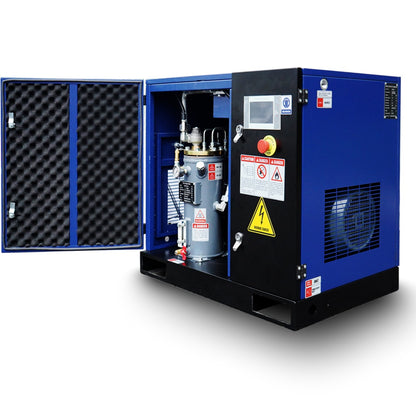 10HP Rotary Screw Air Compressor – 34 CFM, 125 PSI, 230V 3-Phase 60HZ