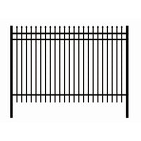 10x7 FT Wrought Iron Site Fencing 30 Pcs
