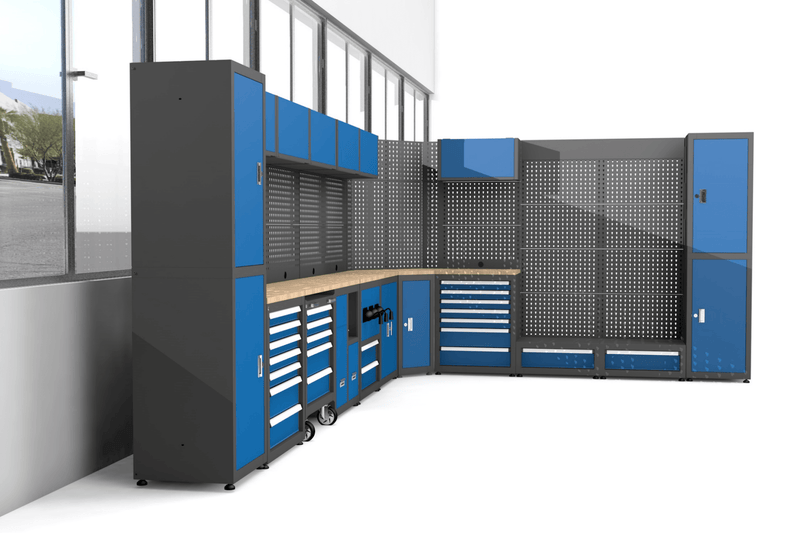 Chery Industrial 11-Piece Steel Workshop Cabinet System