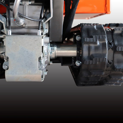 1100lbs Capacity 10HP Gas Powered Track Mini Dumper