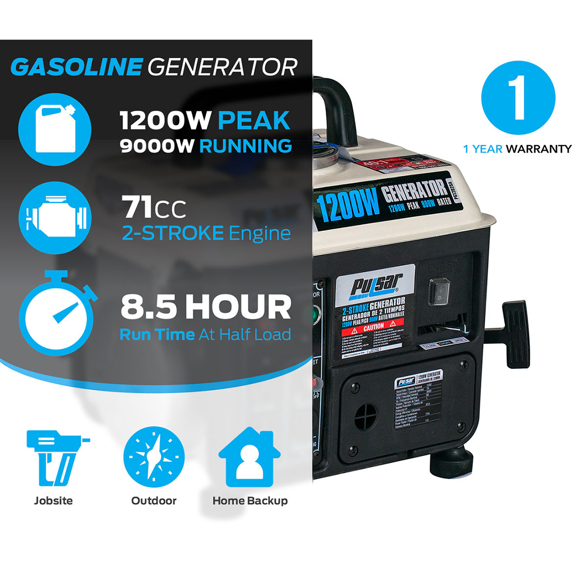 1200W-2-Stroke-Generator