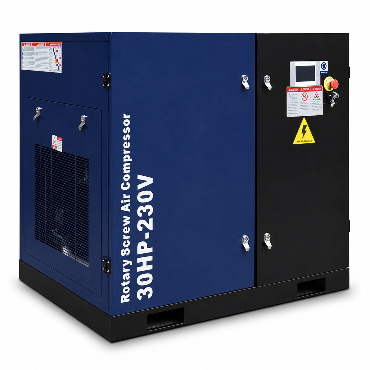 A 30HP-230V rotary screw air compressor 