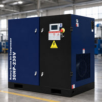A 30HP-230V rotary screw air compressor 