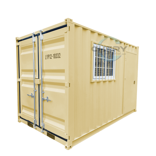 12' Small Cubic Shipping Container#style_standard door