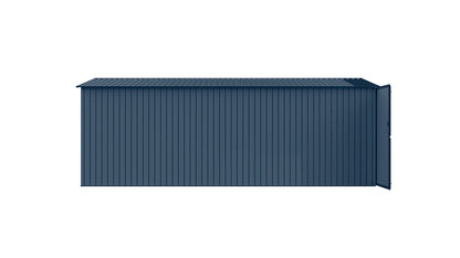 13'x20' Plus Upgraded Metal Garage Shed with Double Front Doors, Side Entry Door