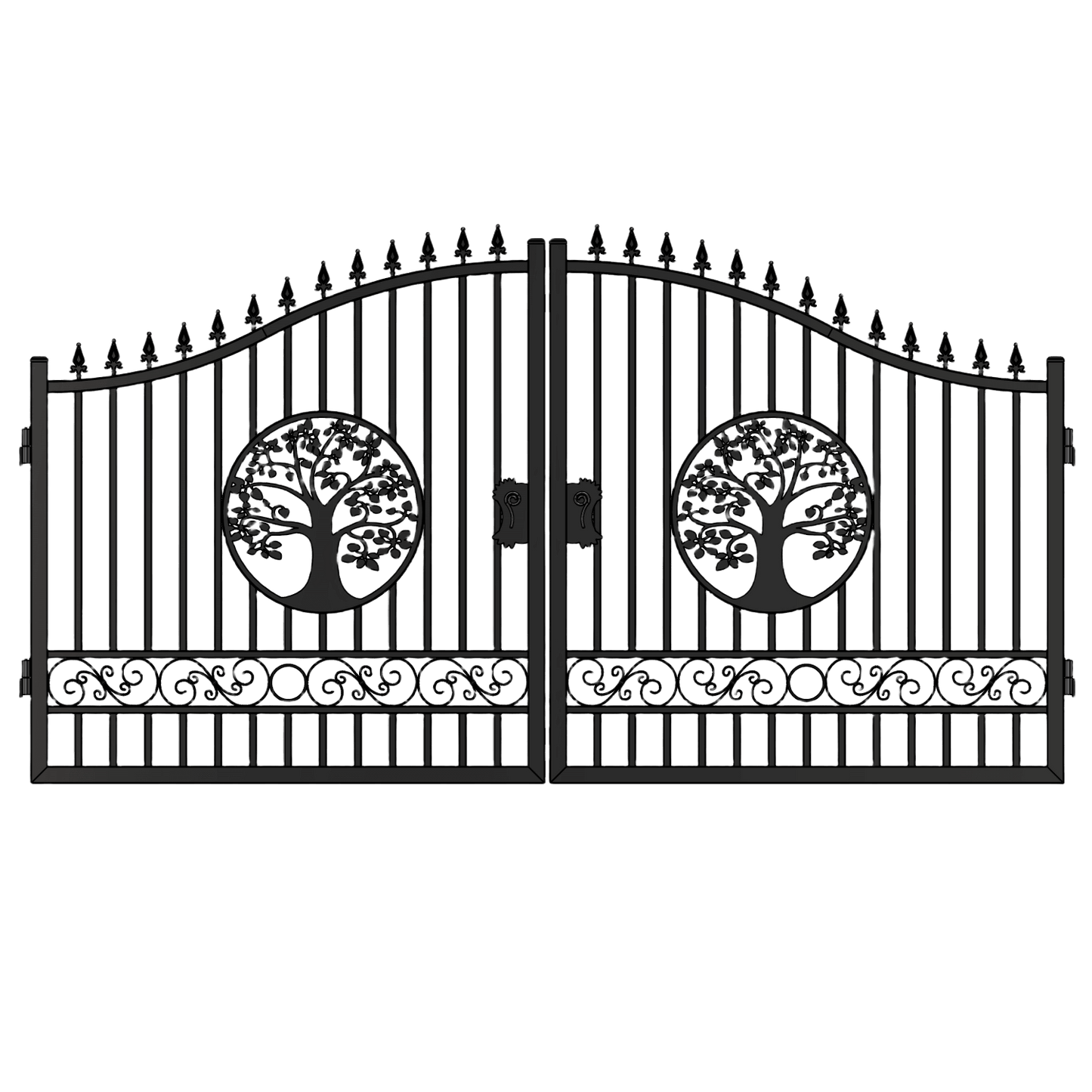 14' Iron Gate with Wider goalposts, No metal ball