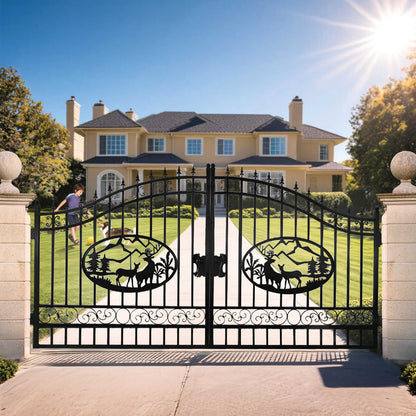 14ft driveway gate used for a residential property