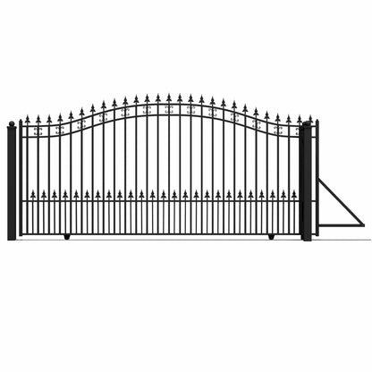 14x6 ft Steel Sliding Driveway Gate