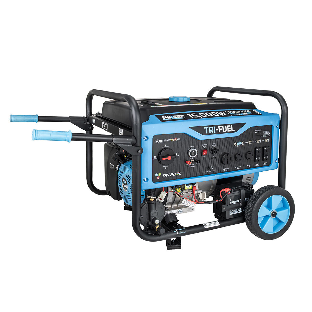 15000W Tri-Fuel Generator with CO Sentry