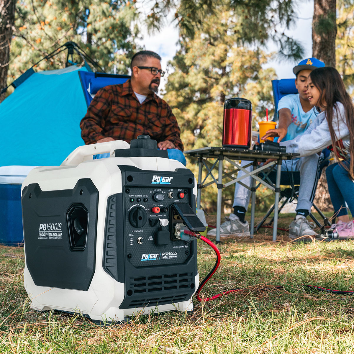 1,500W Gasoline Inverter Generator, 1,200W Rated, CARB