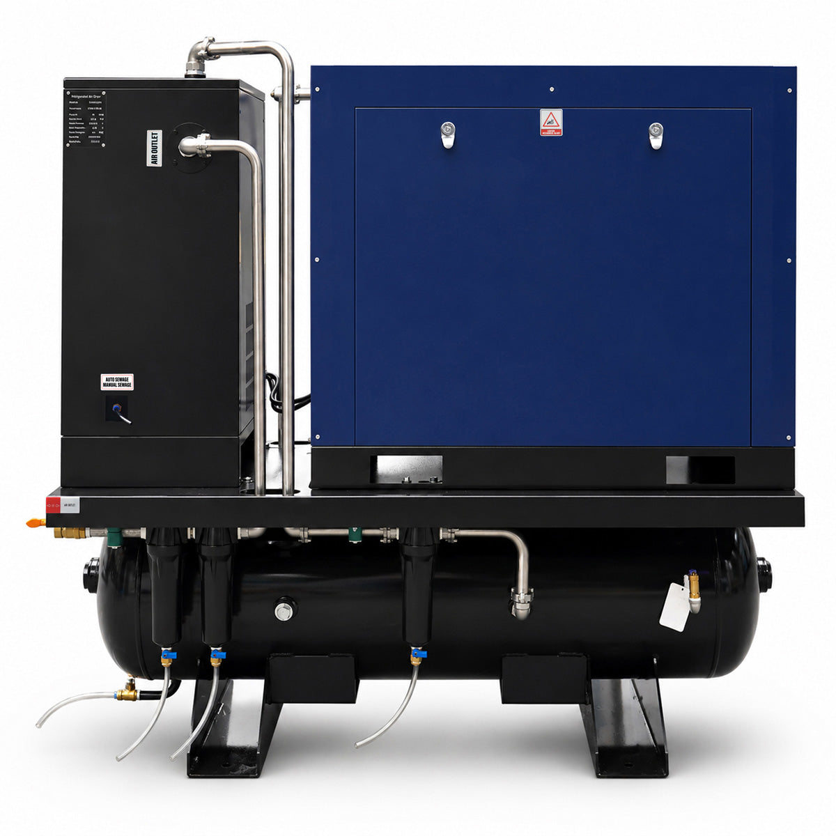 56 CFM-15HP-Rotary-Screw-Air-Compressor-with-Dryer_68.7-Gal-ASMETank-125PSI-230V-3PHASE-60HZ
