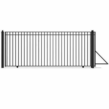 16x6 ft Steel Sliding Driveway Gate-Madrid-Style