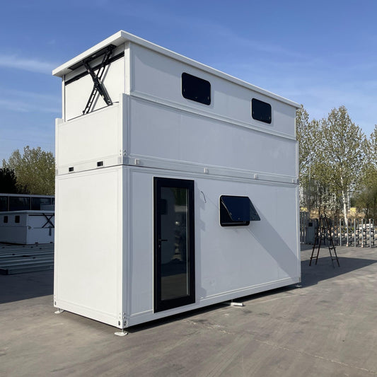 17x7 ft Tiny House with Lift Loft