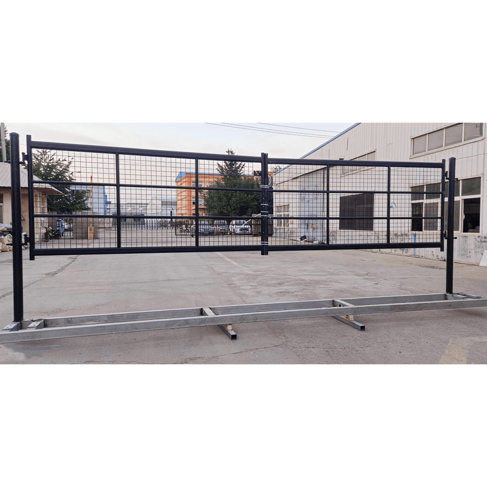 18 ft Farm Steel Grid Driveway Gate – Chery Industrial