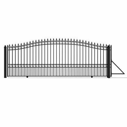 18x6 ft Steel Sliding Driveway Gate-London-Style