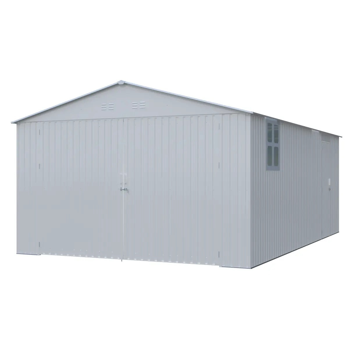 20x13ft Metal Shed with Window#color_white