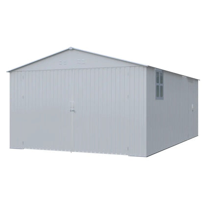 20x13ft Metal Shed with Window#color_white