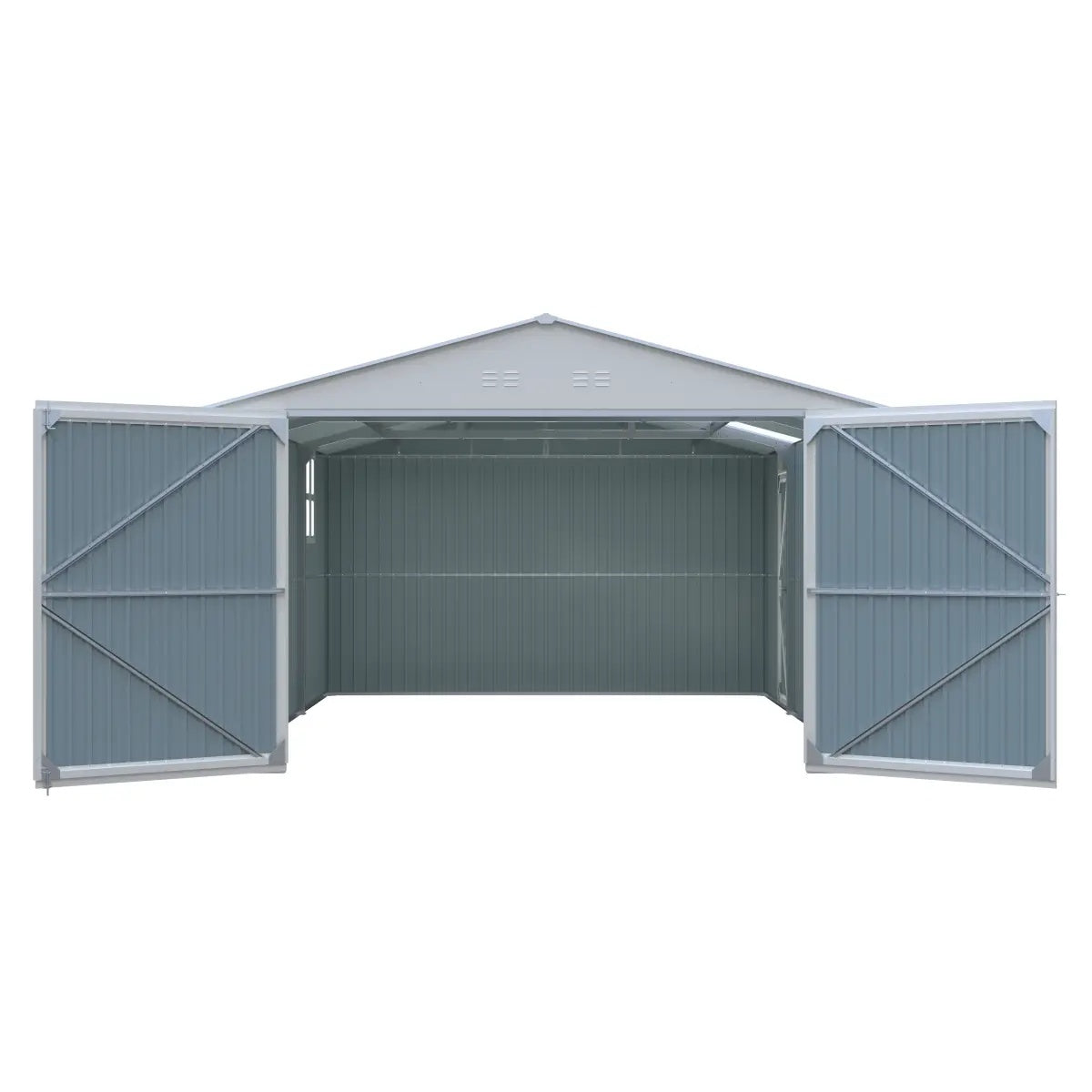 20x13ft Metal Shed with Window#color_white