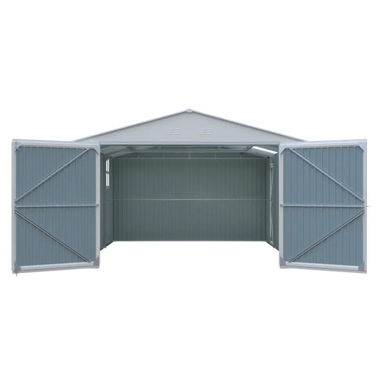 20x13ft Metal Shed with Window#color_white