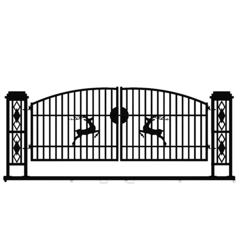 20ft IronGate Single Arch-deer