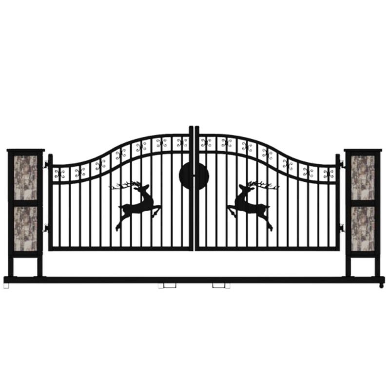20ft IronGate Single Arch-deer